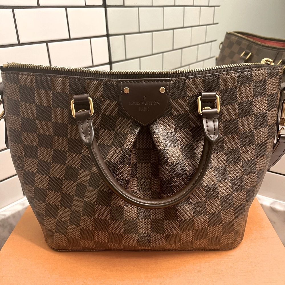 Authentic Louis Vuitton Siena PM Damier Ebene